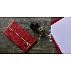 Bahi khata Red diary ☙ 31 { 11.5 X 8 in }
